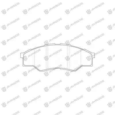 PN1801 kočione pločice za Toyota Hilux TGN16